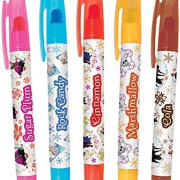 Scentco Frozen Elsa Sketch and Sniff Scented Gel Crayons, 5 Count holiday scents - Picture 2 of 2